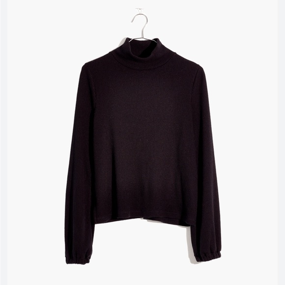 Madewell - Bubble-Sleeve Swing Turtleneck - Picture 3 of 6